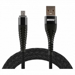 Кабель WIIIX CB010-UMU-10B USB-MicroUSB Black 1m